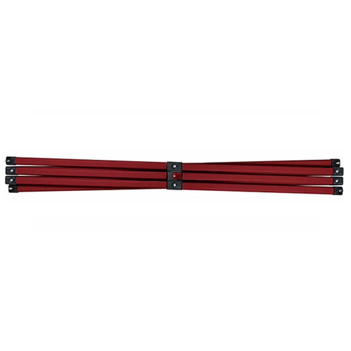 

[FIELDOOR tarp tent parts] FIELDOOR tarp tent 3.0m reinforced version crossbar connection set (with L-shaped connection plate) [XXX] [Red] Steel