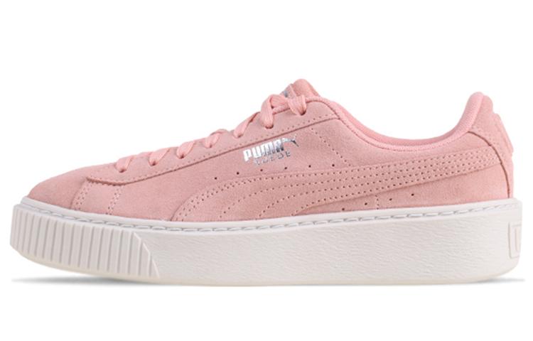 PUMA Suede Platform Super Jewel Big Kid Pink 368993-01 38.5