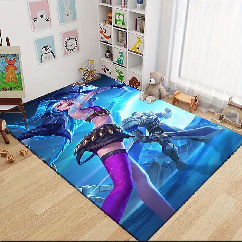 Fantasy Heroes Unite Carpet Rug Soft Washable Antislip Home Living Room Sofa Mats Personalized Christmas Rug
