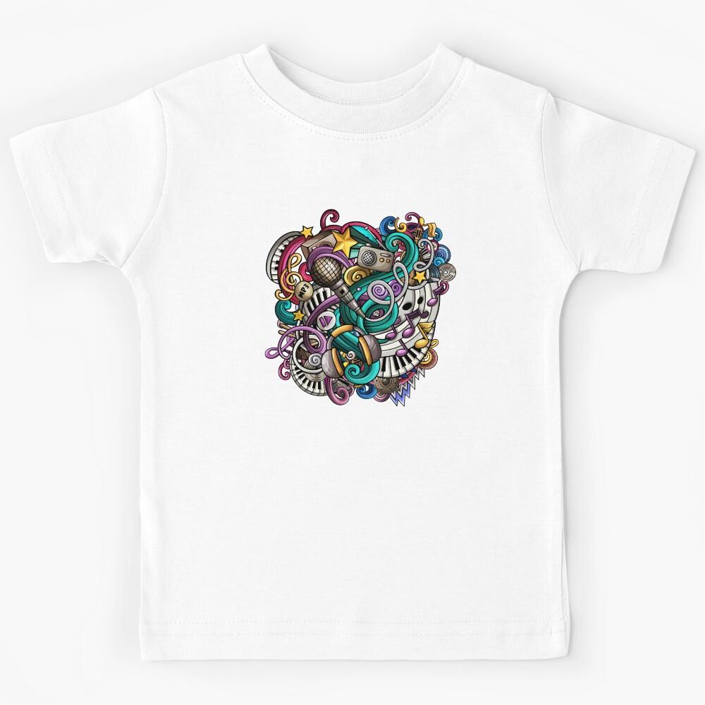 Music with design Kids T-Shirt 130