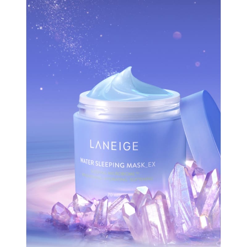 Maska na noc Water Sleeping Mask EX 70ml x 2+ (Darmowy prezent: Maseczka do spania na noc EX 15mlx2 + Maseczka do spania na usta EX 3gx2)