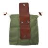 Lederbesatz für Sammeltasche Leinwand Outdoor Beutel Tragbare Sammeltasche Pilzsammeln