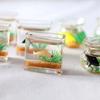 Puppenhaus Miniatur Glas Fisch Tank Schüssel Aquarium Puppe Haus Hause Ornament Spielzeug Für Puppenhaus Decals