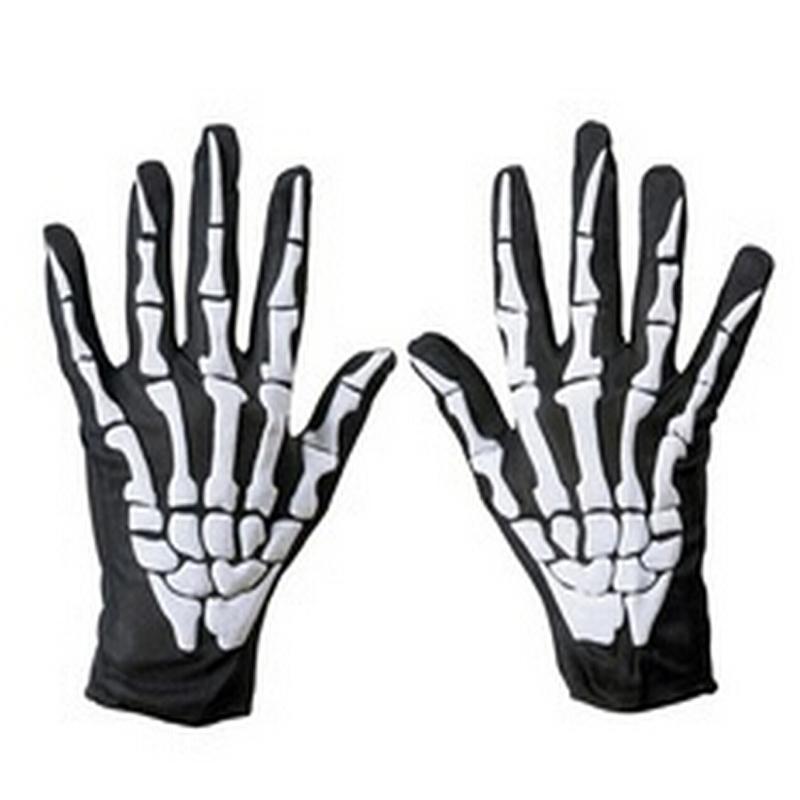 Unisex Unisex Adult Children Winter Cycling Full Fingered Gloves Halloween Horror Skull Claw Skeleton Anti-Skid Outdoor