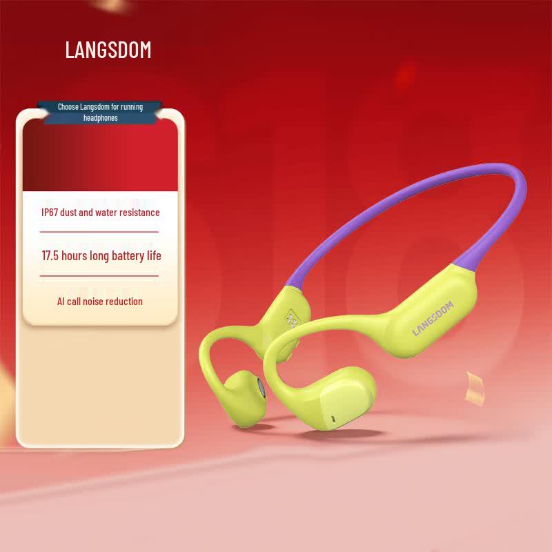 Langsdom AirWave Pro Open-Ear Sport Bluetooth Headphones