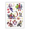 6Pcs Spiderman And His Amazing Friends Tattoo Stickers Waterproof Sticker Funny Kids Girls Christmas Birthday Gift Reward Toy
