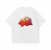Melting Apple Apple Of Your Eyes Tshirt Unisex Women Aesthetic Fruit Graphic Tee Oversized Streetwear Cotton Casual Short Sleeve