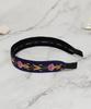 Maia Rose Garden Headband - Navy
