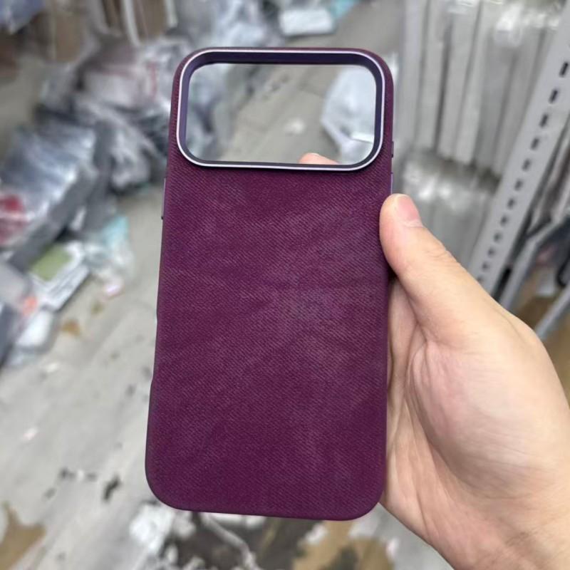 Flannel Lined Magnetic Phone Case IPhone 17 Pro Max 16 15 14 13 12 Full Body Shockproof Protective Cover