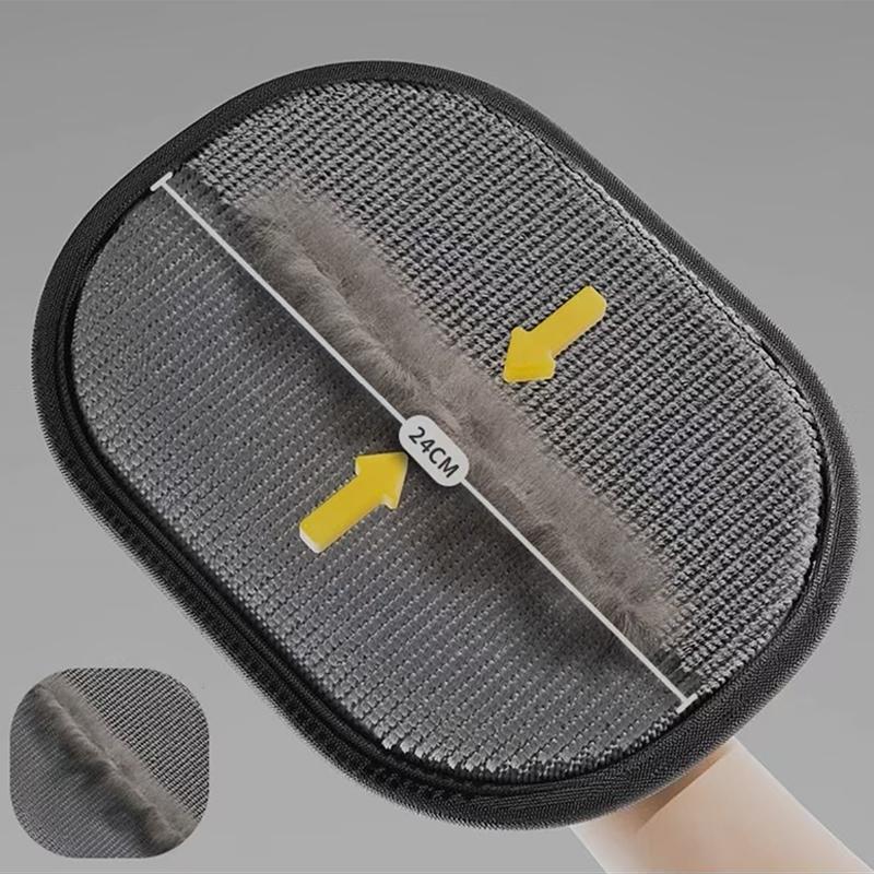 Pet Hair Cleaning Gloves Electrostatic Hair Removal Gloves Multifunctional Double-sided Pet Grooming Gloves For Cat And Dog