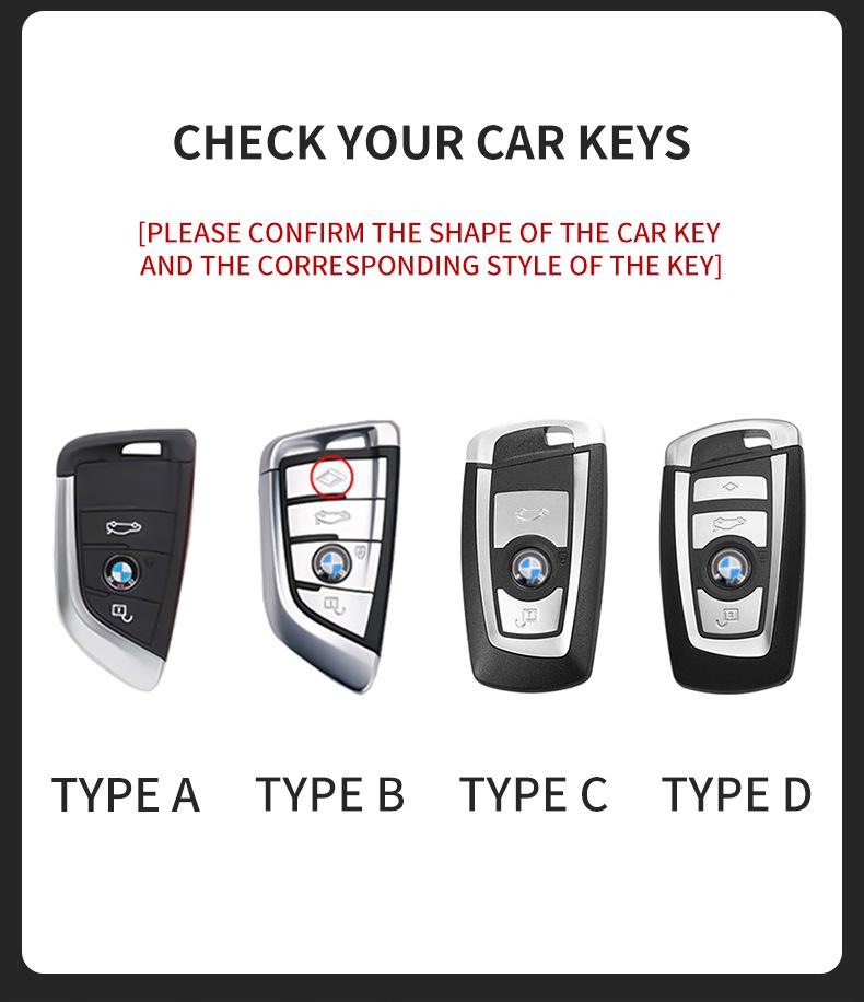 BMW Schlüsselabdeckung & Tasche für 3er, 5er, 7er Serie und X1, X3, X4, X5, X6, X7 - Unisex