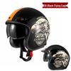 Retro Eagle Head Three-Quarter Motorcycle Helmet
