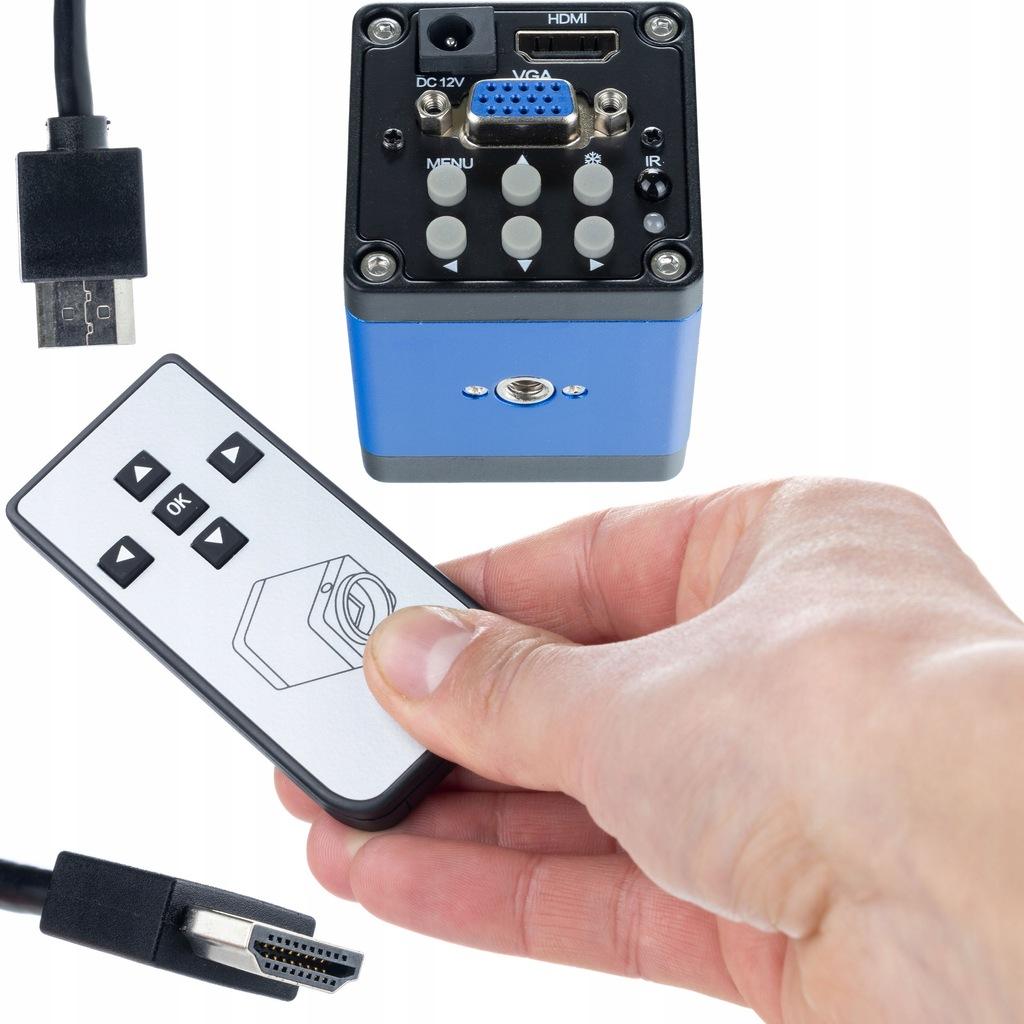 Rosfix Zestaw Do Mikroskopii Cyfrowej – Regulowany Wysięgnik ODM-180X 50mm | Platforma ODM-100X 50mm I 40mm | Kamera Draco Blue PRO 2MP