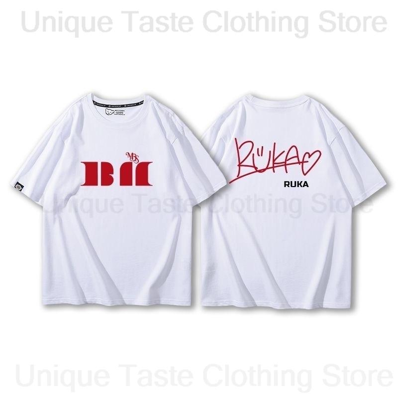 New BABYMONSTER T Shirt Concert HELLO MONSTERS Tshirt Kpop Women Unisex Summer Cotton Short Sleeve Tee Babymonster Fans Clothes