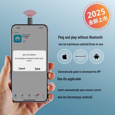 5th Gen Universal Smart Remote Control for Air Conditioners & TVs with Infrared Emitter.