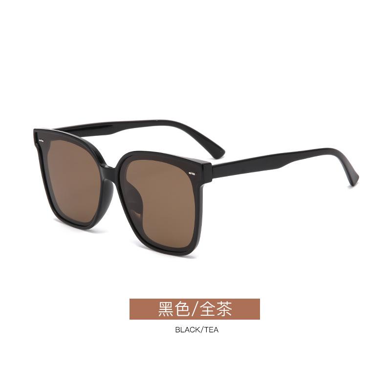 Fashion large frame TR polarized glasses women's high-end versatile UV-proof sunglasses show face small glasses men