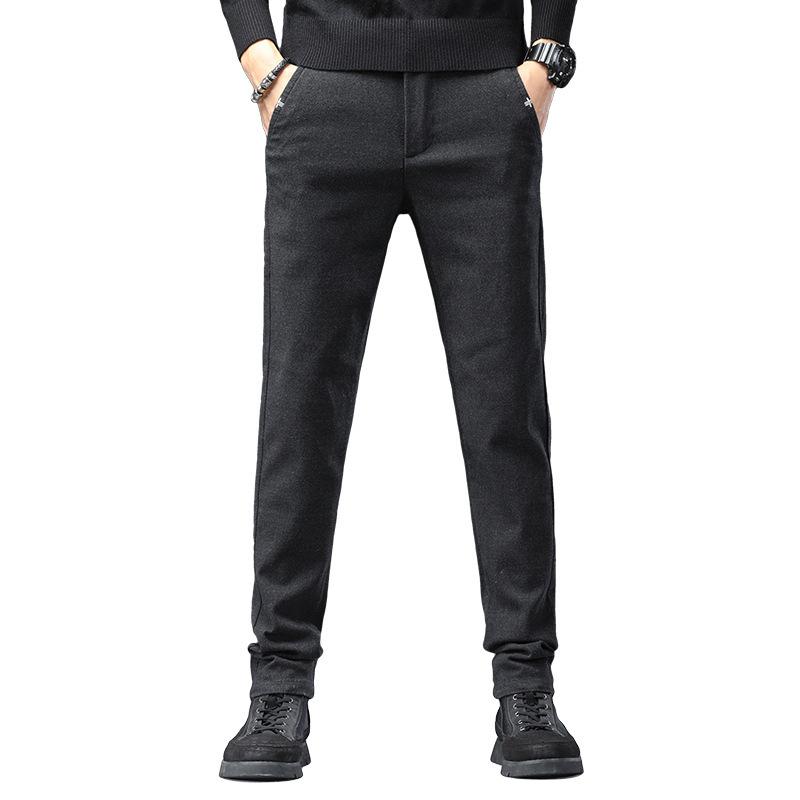 Spring/Autumn Collection Trousers New Arrival Men's Relaxed Straight-Leg Trousers Stretch Casual Long Trousers Outerwear Trendy Versatile Menswear