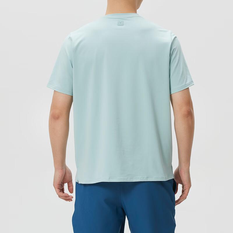 Under Armour Solid Color Breathable Round Neck Sports T-Shirt Men tops 1386973-477
