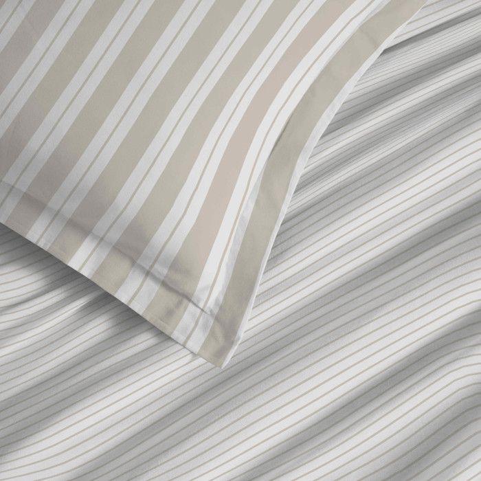 4-deligt sängklädesset "Vanessa" för säng 140 x 190 cm Florence Natur