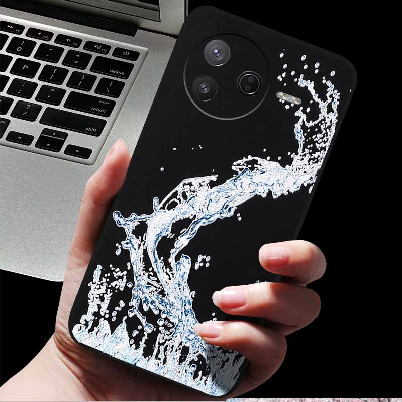 For Xiaomi Poco F7 Pro/ Poco F7 Ultra 3D Relief Embossed Retro Silicone Back Cover Case for Poco F7 Pro 5G Emboss Funda F7 Ultra
