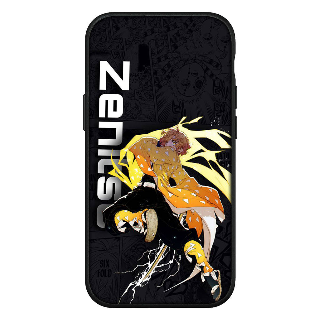 For Samsung Galaxy S24 S23 iPhone 16 15 14 Xiaomi Redmi Note 13 12 11 Plus 9 Pro Max X XR Phone Case Agatsuma Zenitsu Demon Slayer Nezuko OPPO Huawei