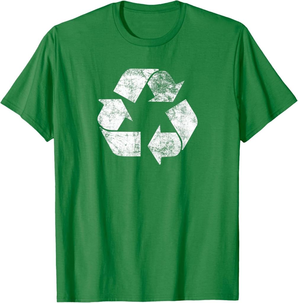 Recycling Logo Tag der Erde Natur Planetenschutz Unisex T-Shirt