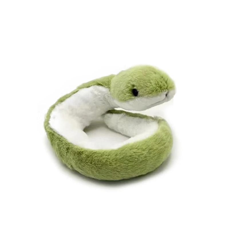

1/2Pcs Plush Year Of The Snake Plush Toy Little Snake Soft Snake Stuffed Plush Doll Cartoon Cute Green Snake Animal Doll