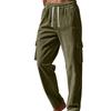 Men's Corduroy Seasonal Thin Breathable Workwear With Multiple Pockets And Loose Casual Wide-leg Pants