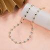 Collana Blu Occhio di Allah Turco da Donna Moda Colore Oro Acciaio Inossidabile Collane Smalto Perline Gioielli Regalo