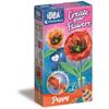 Create Your Flowers - Poppy - Clementoni - Box of 2 Flowers To Assemble and Personalize - from 8 Years
