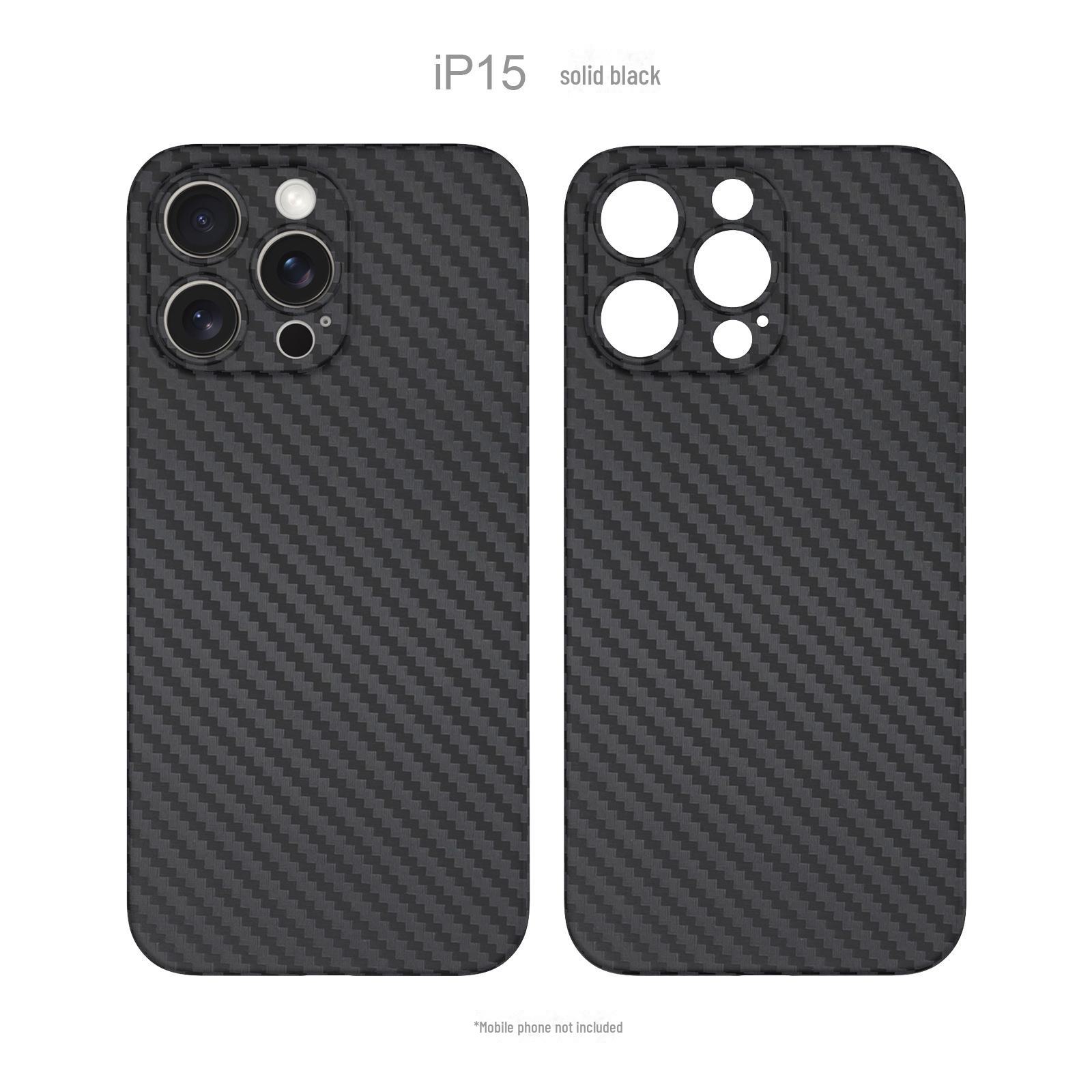 

Чехол из углеродного волокна PP для Apple iPhone 15, 14PM, 13, 12, 11 - матовая отделка от McDomi iPhone 13 Mini