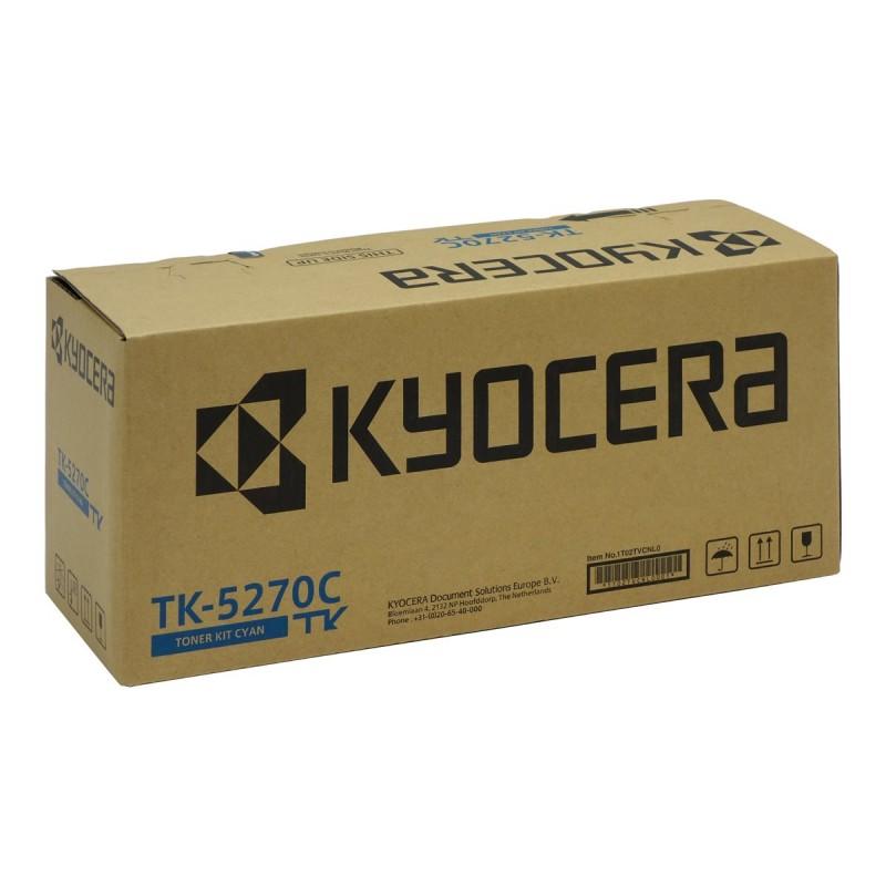 Kyocera TK5270 Cyan Cartucho de Toner Original - 1T02TVCNL0/TK5270C-TK5270C