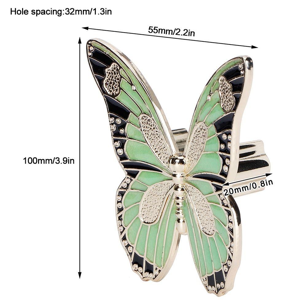 Easy Install Drawer Knobs Zinc Alloy Butterfly Knobs Vintage Cabinet Pull Handles Wardrobe