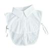 Formal Suit Shirt Lapel Detachable Collar for Women False Collar Half Shirt Blouse Fake Collar