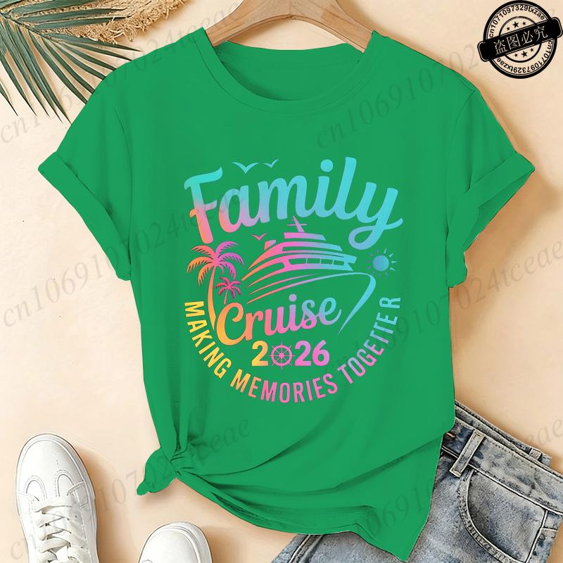 Family Cruise 2026 Shirt – Making Memories Together Tee T-Shirts,Matching Family Vacation Shirts, Cruise Trip Group T-Shirts