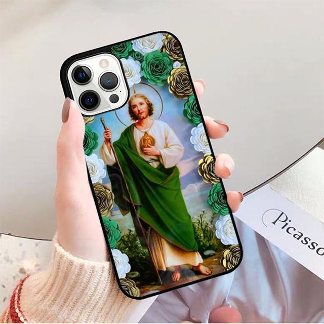 San Judas Phone Case For iPhone 17 Air 16 15 14 13 12 Pro Max Plus Max Cover Shell Coque