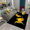 Living Room Kitchen Bedroom Entrance Rug Home Gift Cute Dreamy Goldfish Rug Bathroom Non-Slip Rug Mat