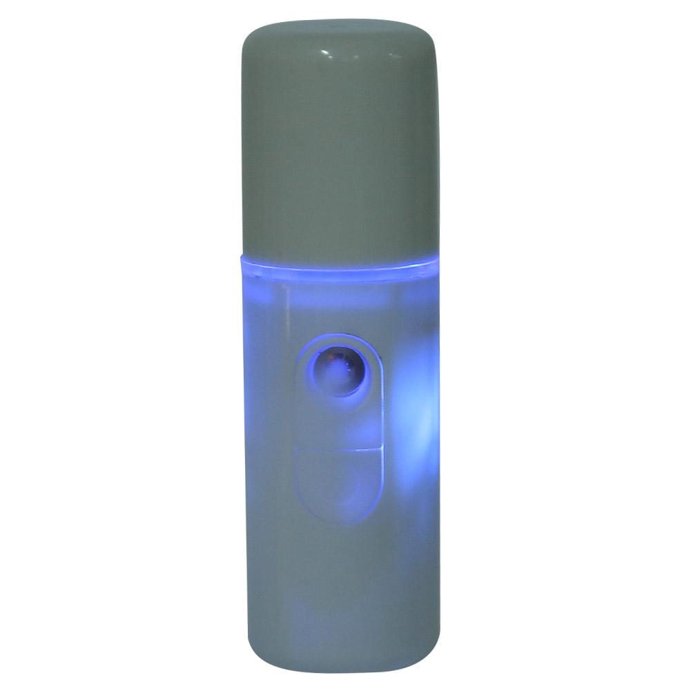 Nano Mist Sprayer Deep Hydrating Portable USB Face Steaming Skin‑Care Humidifier(White )