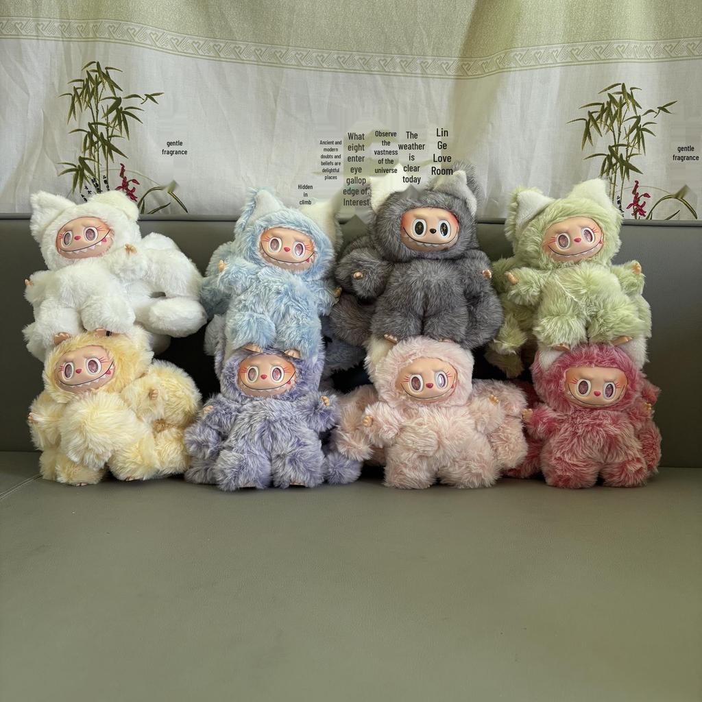 Labubu Green VL Plush Vinyl Doll Pendant