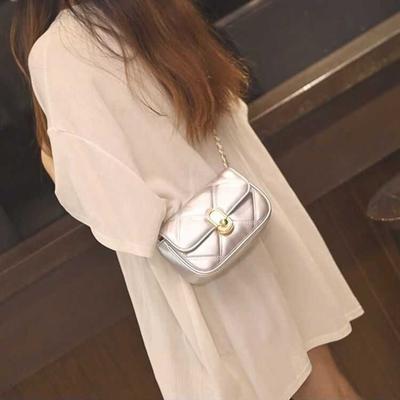 Populaire Kleine Vierkante Tas Dames Kleine Tas Damesmode Diamanten Ketting Enkele Schouder Crossbody Tas