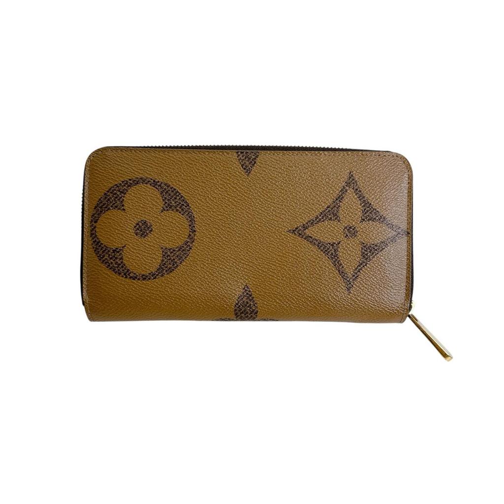 LOUIS VUITTON Giant reverse Zippy wallet Long Wallet purse Monogram M69353 Used