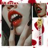 Vampire Lip Glaze Halloween Skull Mirror Moisturizing Lip Oil Lip Gloss Liquid Lipstick