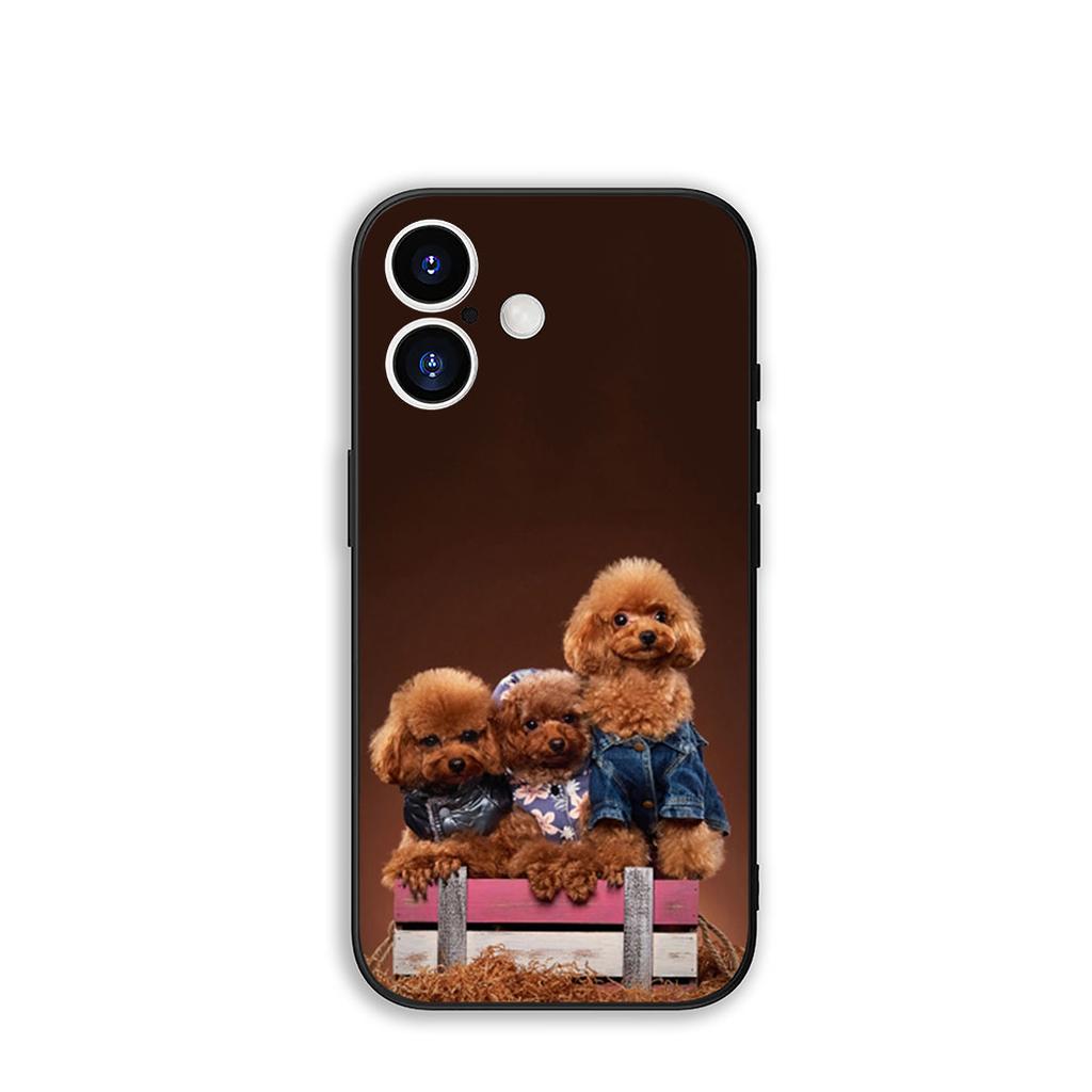 Funda Coque Cover for Samsung Galaxy A55 A56 A25 A36 A54 S8 S9 S21 S20 FE A53 A13 A12 A14 A33 A70 A71 A51 A21S Case Poodle Dog
