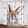 Easter Bunny Eggs Styles High Shading Curtains Variou Cartoon Styles and Colors Thick Blackout Drape Living Room Bedroom Curtain