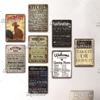 Kitchen Rules Metal Vintage Food Tin Sign Wall Decor for Kitchen Cafe Diner Bar Breakfast Metal Signs