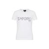 Ss23 Multicolor Letter Embroidered Round Neck Short Sleeve T-Shirt Women Tops White 3R2T7B-2J07Z-0100