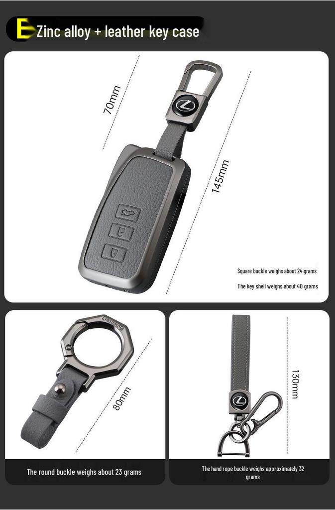 Custodia Chiave con Fibbia per Lexus ES/CT200h/IS300/GX400
