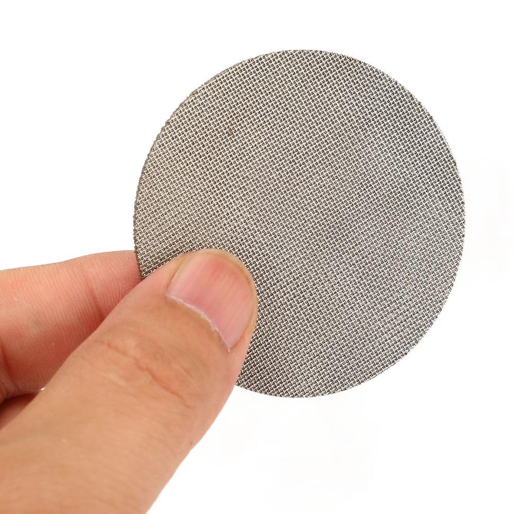 2 Pcs Set Stainless Steel Espresso Puck Screen Portafilter Screen Portafilter Basket
