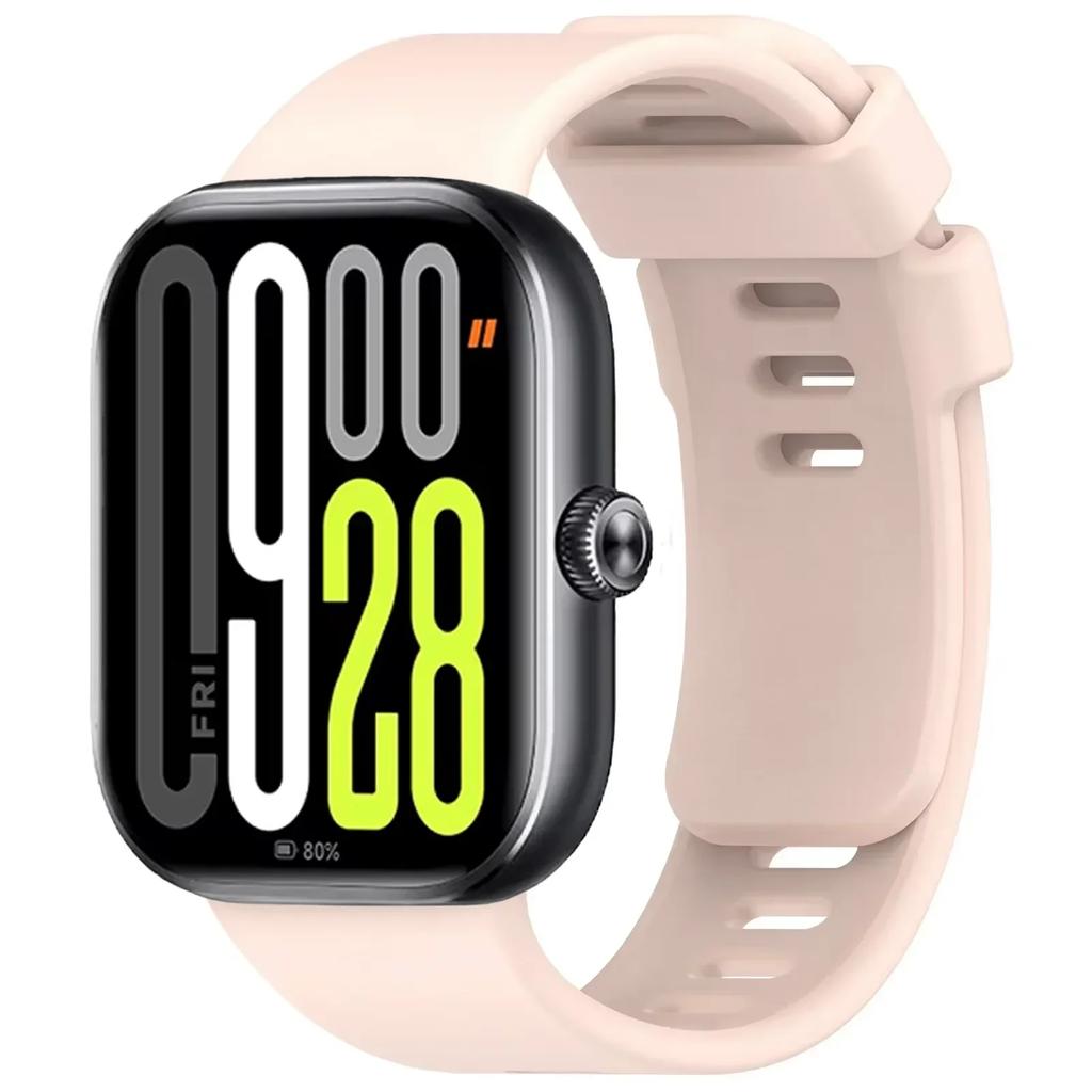 Original Silicone Strap For Redmi Watch 4 5 6 Sports Wristband For Xiaomi Band 9 8 Pro Belt Bracelet Band Watchband Accessories
