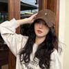 RICYGVM Embroidery Letter Baseball Hat For Women Sunshade Peaked Cap Solid Color Duck Tongue Caps Unisex Outdoor Sunscreen Visor